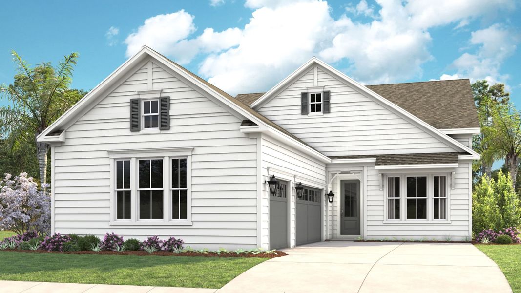 Heritage BH | Hardie Siding | 3 Car Garage