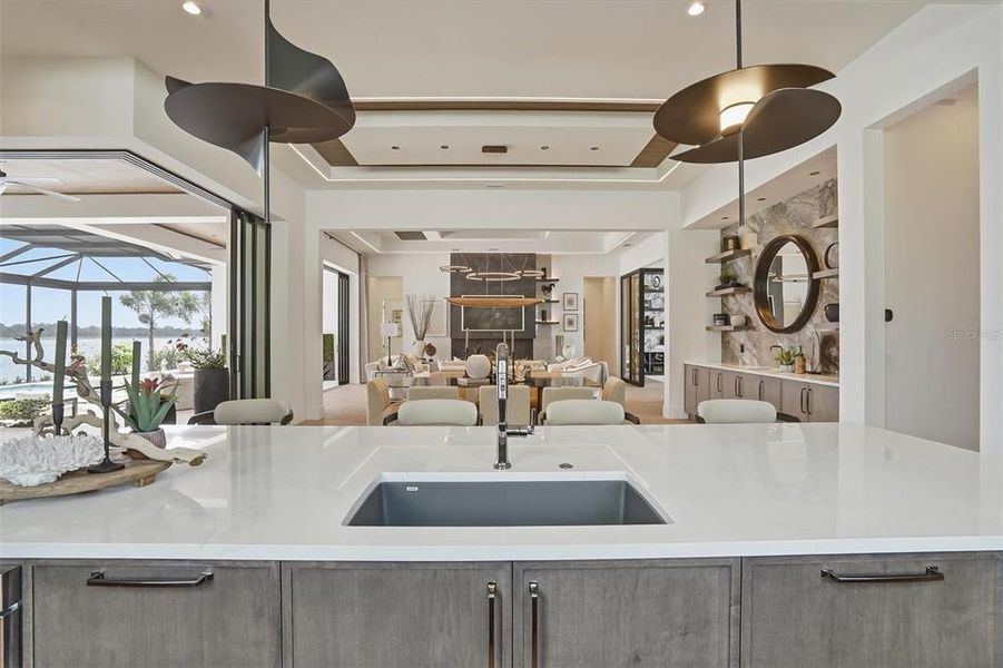 Furnished interior view inside a new home in , Sarasota (Image 29).