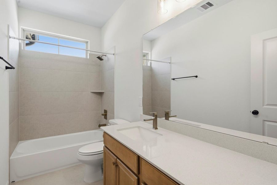 Furnished interior view inside a new home in Elyson, Katy (Image 5). Furnished interior view inside a new home in Elyson, Katy (Image 5).