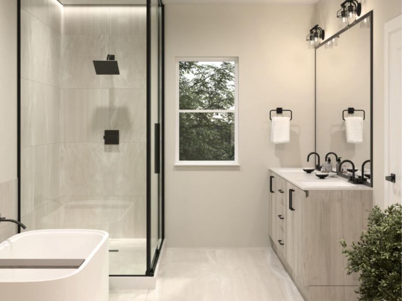 Furnished interior view inside a new home in , Houston (Image 4).