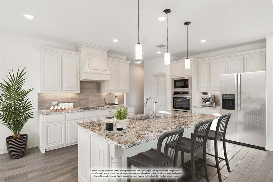 Furnished interior view inside a new home in Crystal Lake Estates, Red Oak (Image 12).