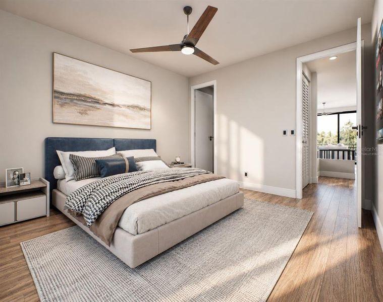 Furnished interior view inside a new home in , Orlando (Image 19).