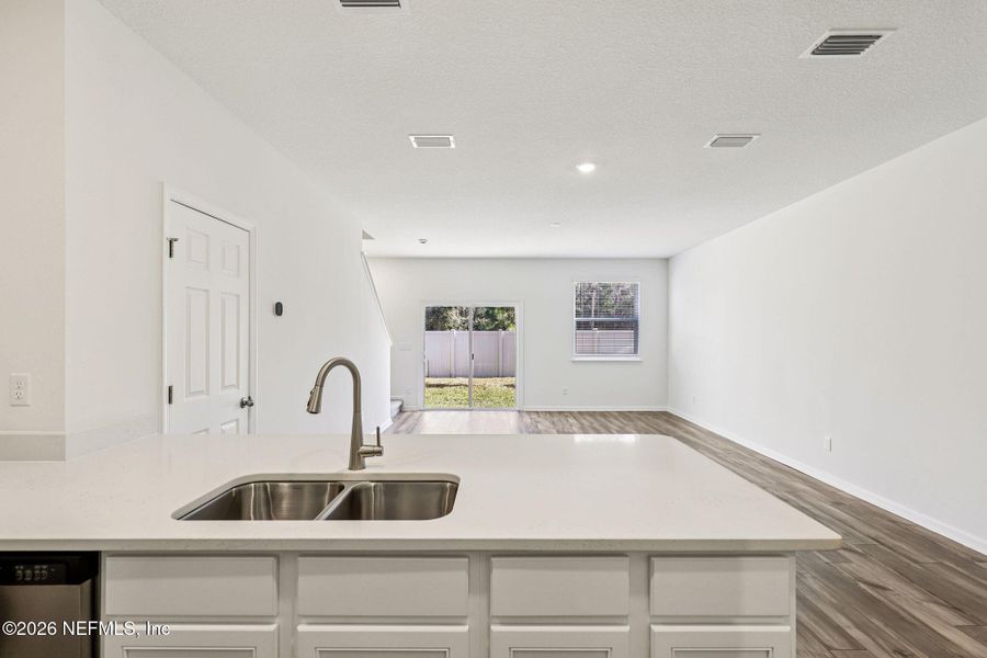 Furnished interior view inside a new home in Orchard Park Townhomes, St. Augustine (Image 7). Furnished interior view inside a new home in Orchard Park Townhomes, St. Augustine (Image 7).
