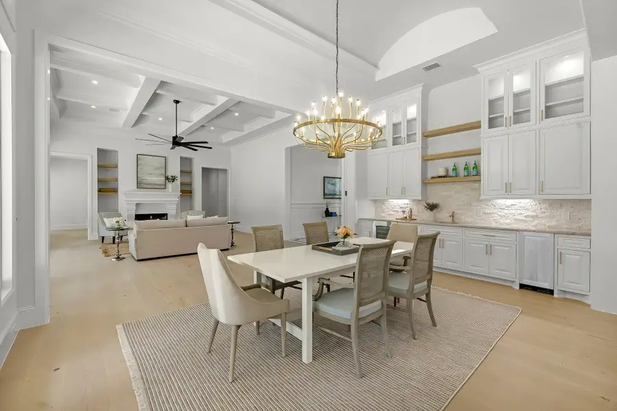 The dining area is a perfect blend of style and functionality, providing an inviting space for memorable meals and gatherings. Photo may be virtually staged The dining area is a perfect blend of style and functionality, providing an inviting space for memorable meals and gatherings. Photo may be virtually staged