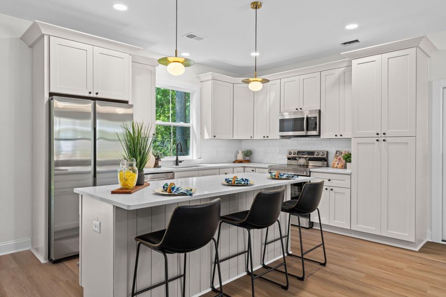Furnished interior view inside a new home in , Summerville (Image 7).