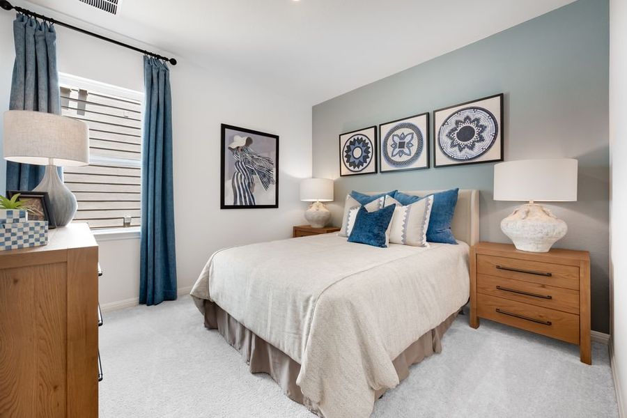 Furnished interior view inside a new home in Longview, Del Valle (Image 14).
