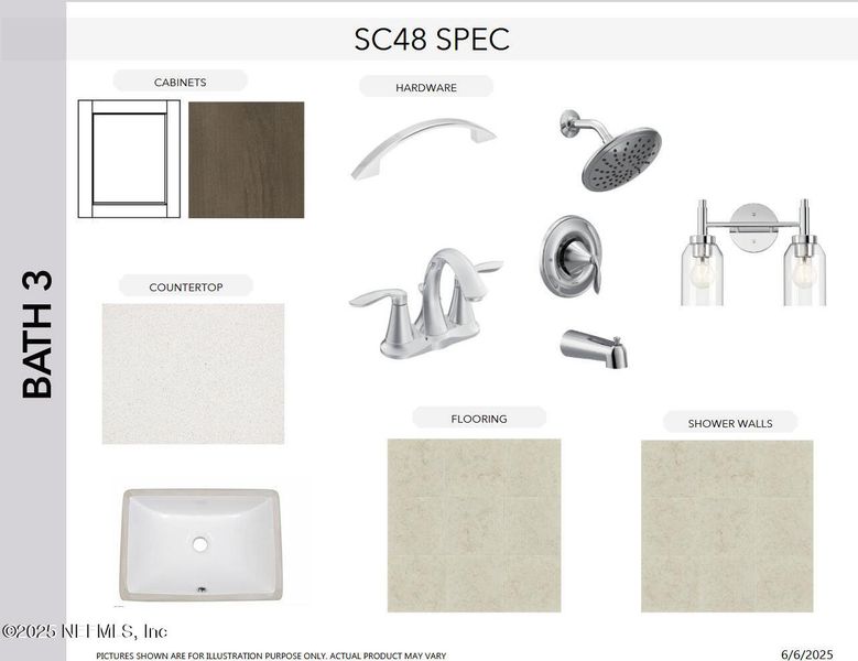 Sample of building materials used in homes in SilverLeaf, St. Augustine (Image 20).