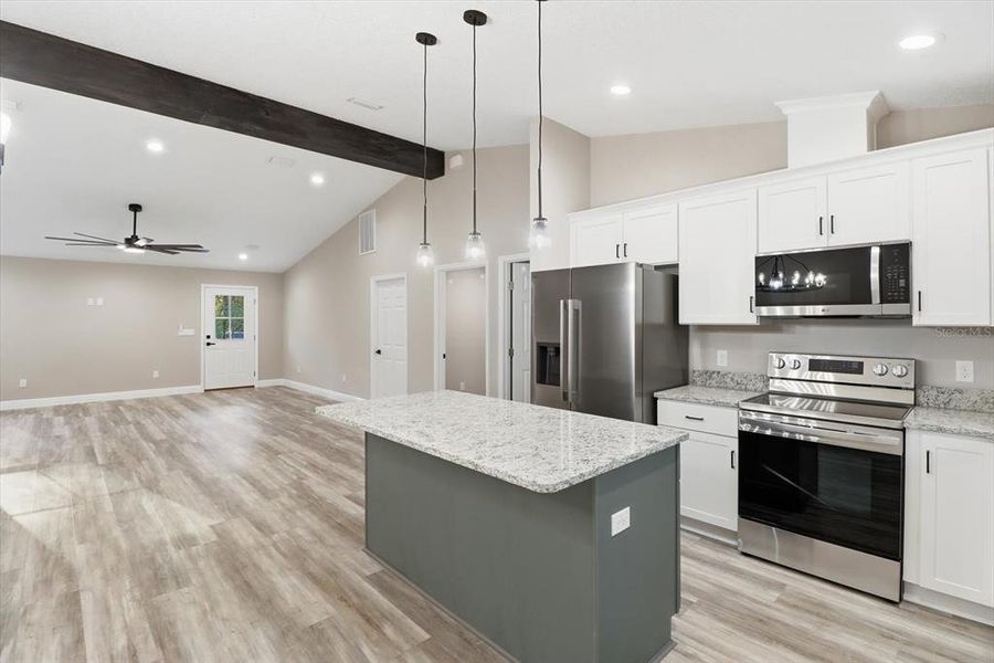 Furnished interior view inside a new home in , Citrus Springs (Image 9).