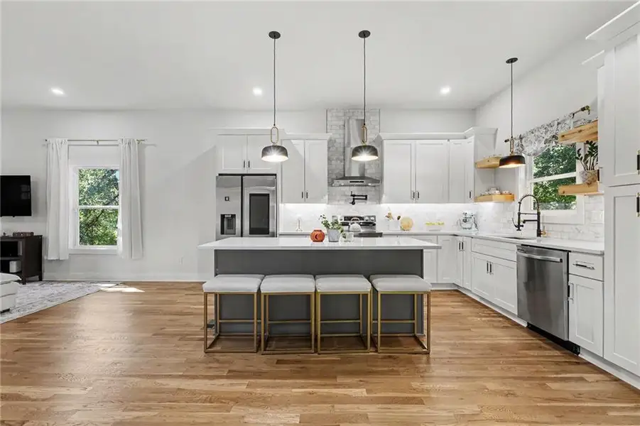 Furnished interior view inside a new home in , Atlanta (Image 17).