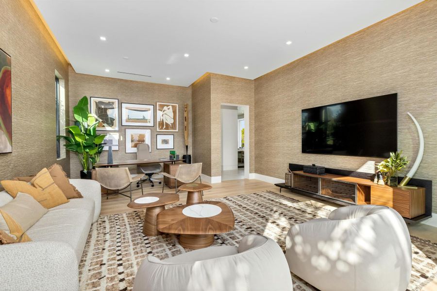 Furnished interior view inside a new home in , Palm Beach Gardens (Image 33). Furnished interior view inside a new home in , Palm Beach Gardens (Image 33).