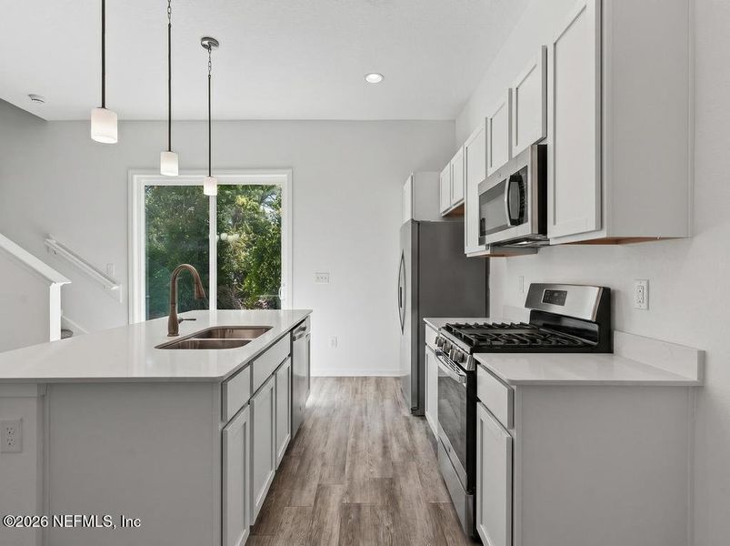 Furnished interior view inside a new home in , Jacksonville (Image 21).