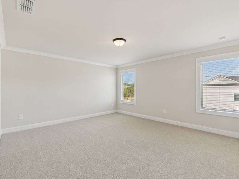 Spacious, unfurnished interior of a new home in Vines at Mill Creek - Estate Series, Braselton (Image 20). Spacious, unfurnished interior of a new home in Vines at Mill Creek - Estate Series, Braselton (Image 20).