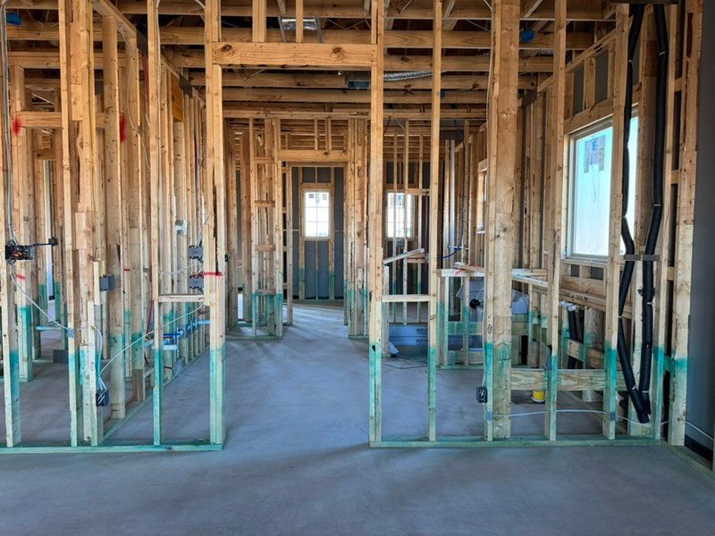 In-progress construction of a new home in Rocky Top, Krum, TX (Image 6).