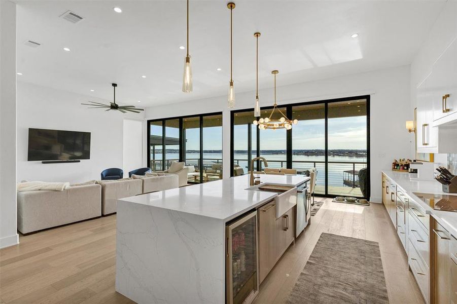 Furnished interior view inside a new home in , Graford (Image 12).