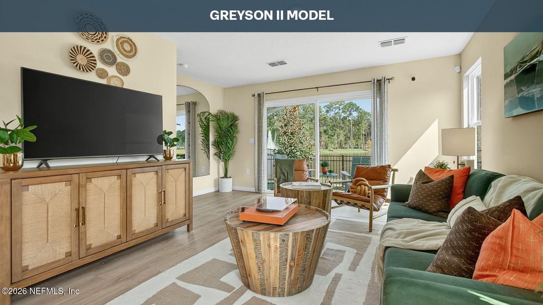 Furnished interior view inside a new home in Trout River, Jacksonville (Image 8).