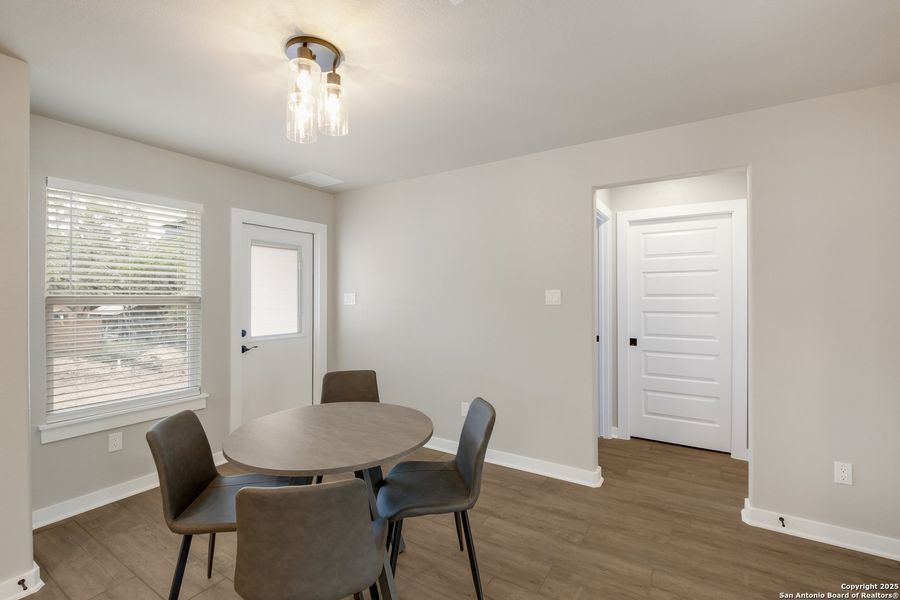 Furnished interior view inside a new home in , Lakehills (Image 10).