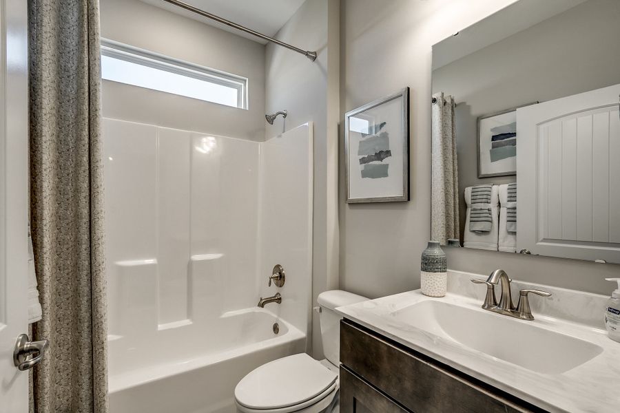 Representative furnished interior of a home built from the Jasmine by Beazer Homes in Marshfield Gardens, Longs (Image 11).