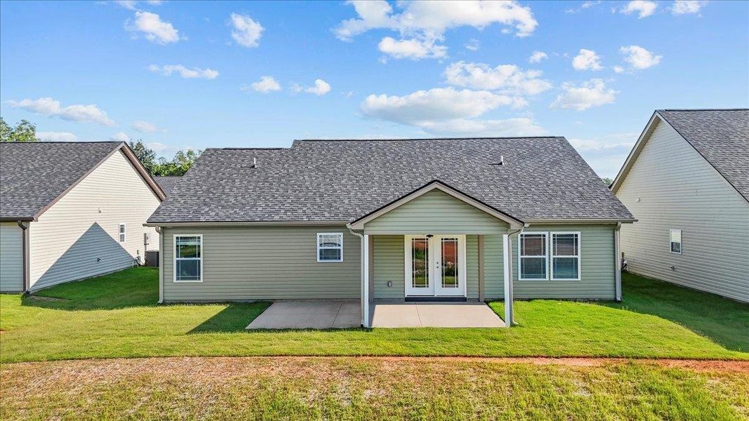 Front exterior of a new home in Mills Gin, Campobello, SC, highlighting curb appeal (Image 17).