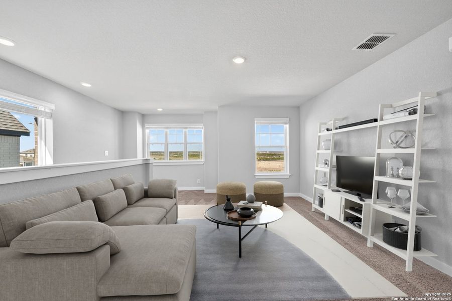 Furnished interior view inside a new home in , New Braunfels (Image 12). Furnished interior view inside a new home in , New Braunfels (Image 12).