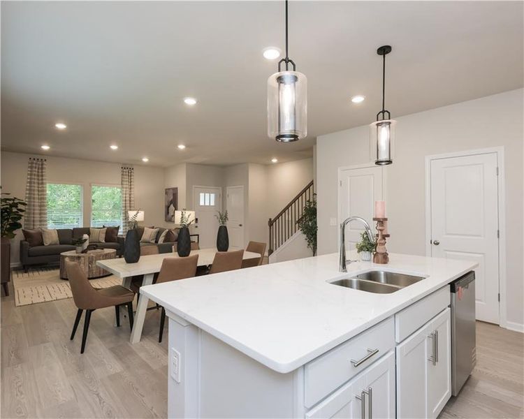 Furnished interior view inside a new home in , Conyers (Image 5).