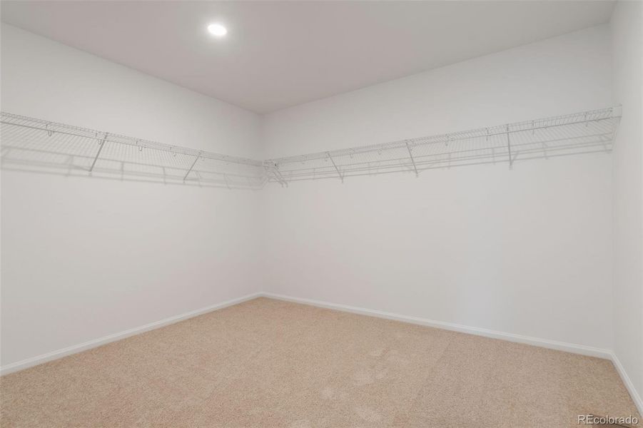 Primary Walk-in Closet, over 100sq ft!