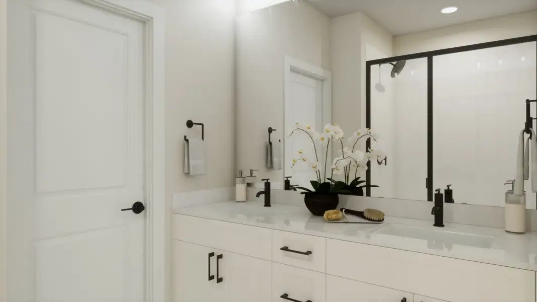 Representative furnished interior of a home built from the 2 Interior by Trumark Homes in Berkeley Villas, Denver (Image 12).