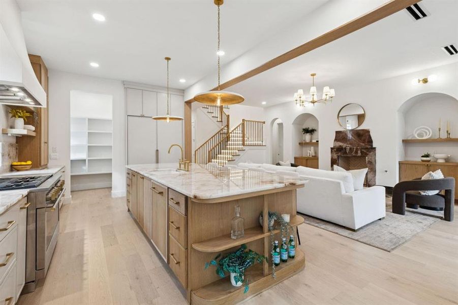 Furnished interior view inside a new home in , Dallas (Image 7).