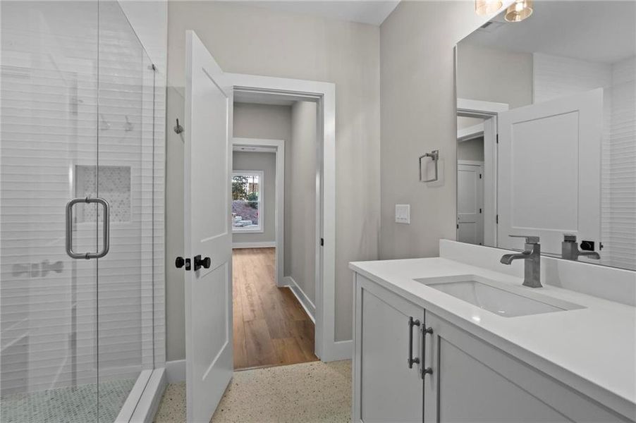 Furnished interior view inside a new home in , Atlanta (Image 18).