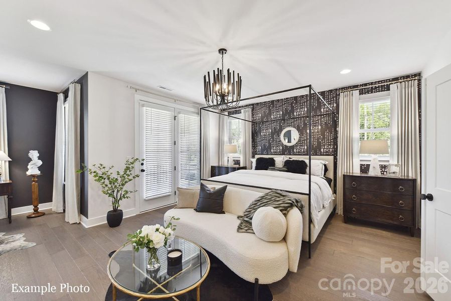 Furnished interior view inside a new home in Endhaven Terraces, Charlotte (Image 6).