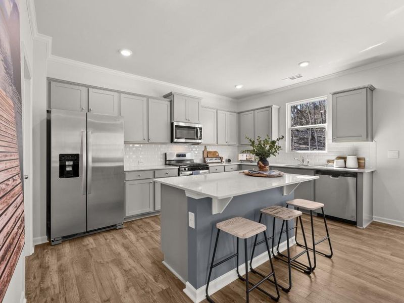 Furnished interior view inside a new home in Falcon Landing, Gainesville (Image 48).