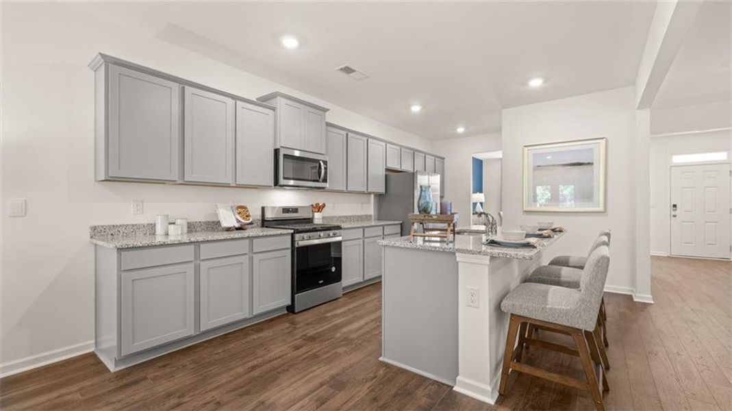 Furnished interior view inside a new home in Bridle Creek, Locust Grove (Image 9).