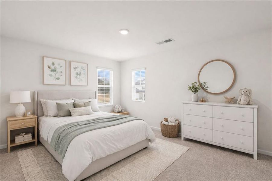 Furnished interior view inside a new home in Twin Lakes, Hoschton (Image 19).