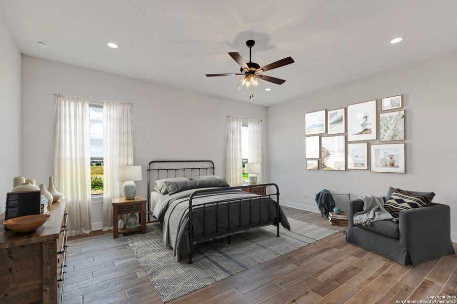 Furnished interior view inside a new home in , La Vernia (Image 17). Furnished interior view inside a new home in , La Vernia (Image 17).