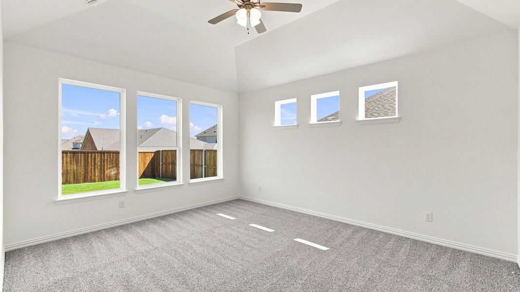 Furnished interior view inside a new home in Anna Ranch, Anna (Image 31).