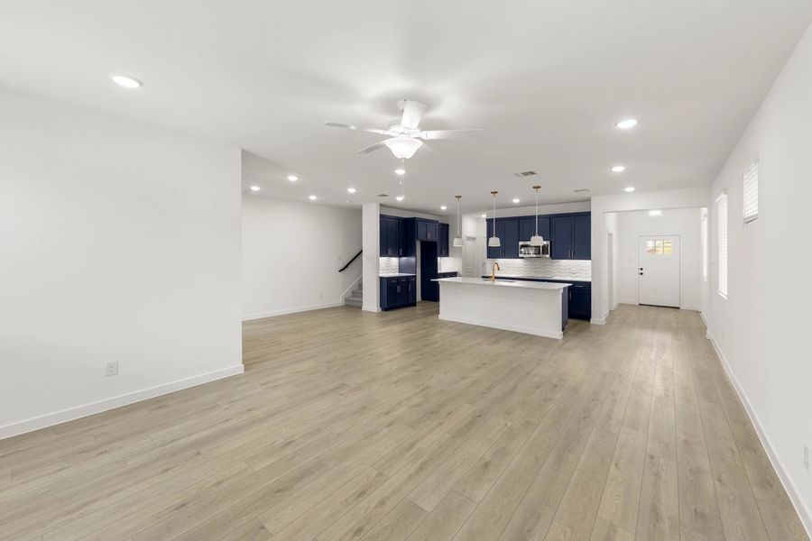 Open Kitchen-Living-Dining Room Representative Photo