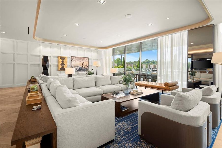 Furnished interior view inside a new home in The Dillon Buckhead, Atlanta (Image 36).