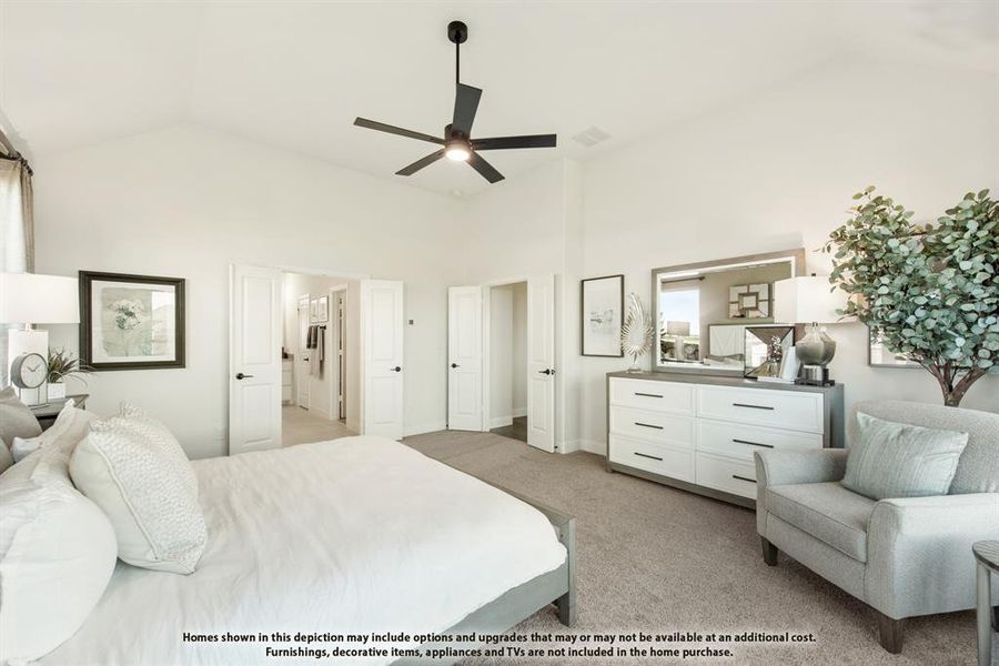 Furnished interior view inside a new home in Abe's Landing, Granbury (Image 25).