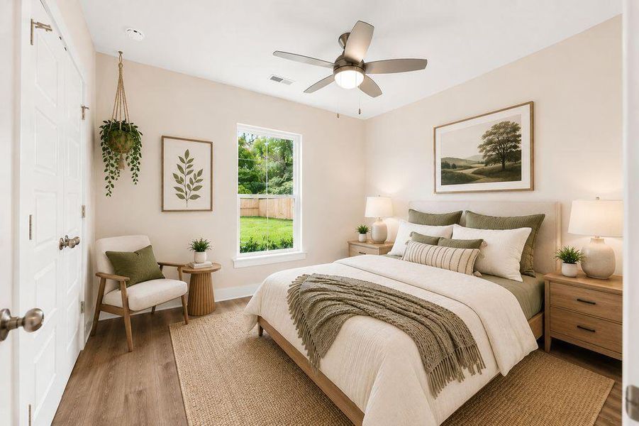 Furnished interior view inside a new home in , Awendaw (Image 17).