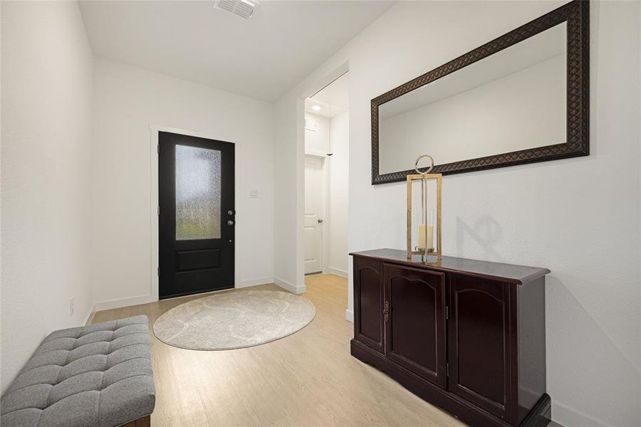 Furnished interior view inside a new home in Mobberly Farms, Pilot Point (Image 18).