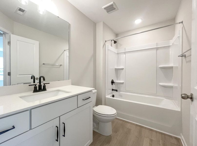 Furnished interior view inside a new home in Fairview Village Townhomes, Simpsonville (Image 7). Furnished interior view inside a new home in Fairview Village Townhomes, Simpsonville (Image 7).