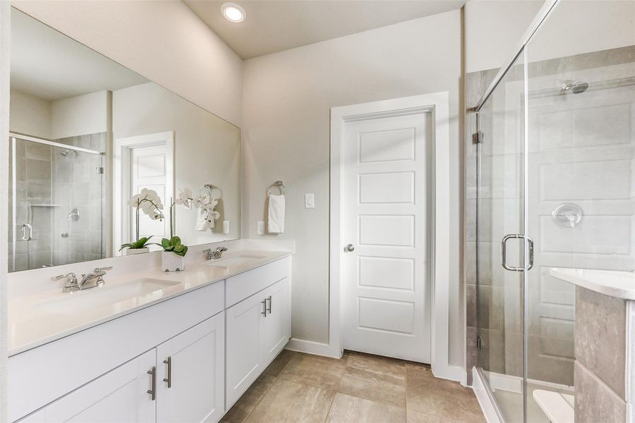 Furnished interior view inside a new home in Sundance Cove - Premier Series, Crosby (Image 18).