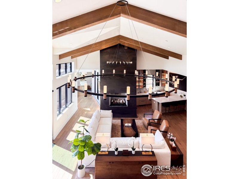 Furnished interior view inside a new home in , Longmont (Image 28).