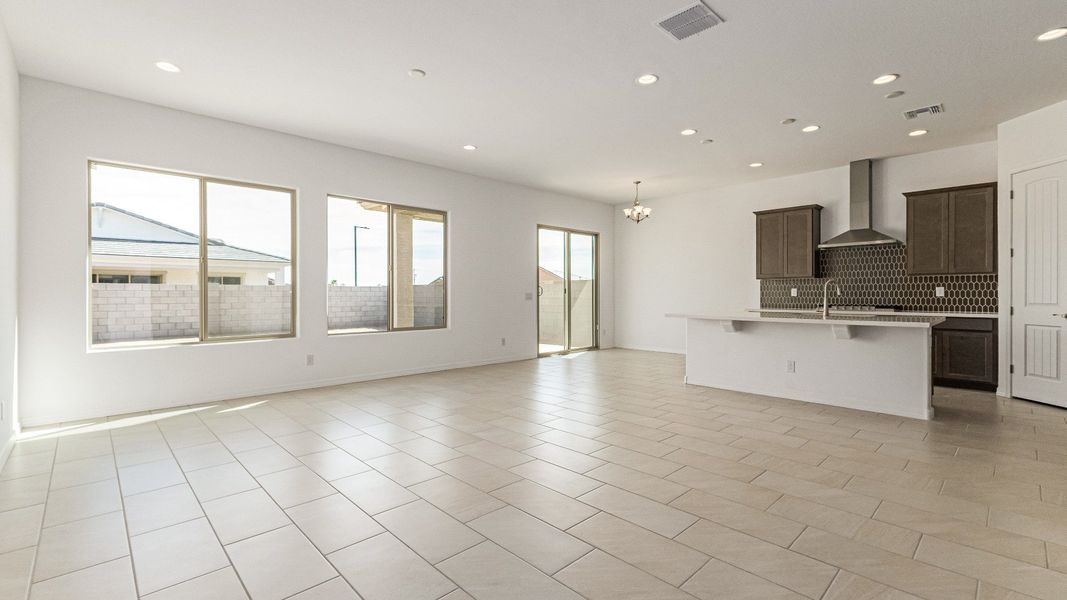 Furnished interior view inside a new home in Sycamore Farms, Surprise (Image 11).