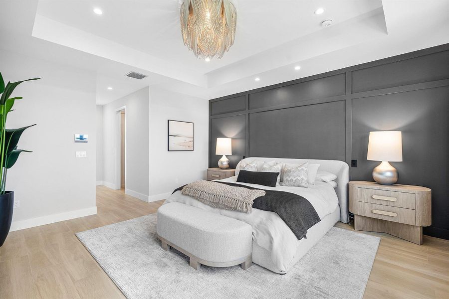 Furnished interior view inside a new home in , Boca Raton (Image 17). Furnished interior view inside a new home in , Boca Raton (Image 17).