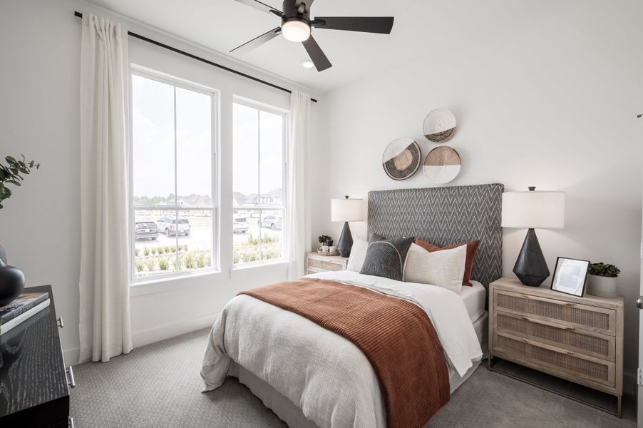 Representative furnished interior of a home built from the Wren by Tri Pointe Homes in Oakhill Reserve, Tomball (Image 31).