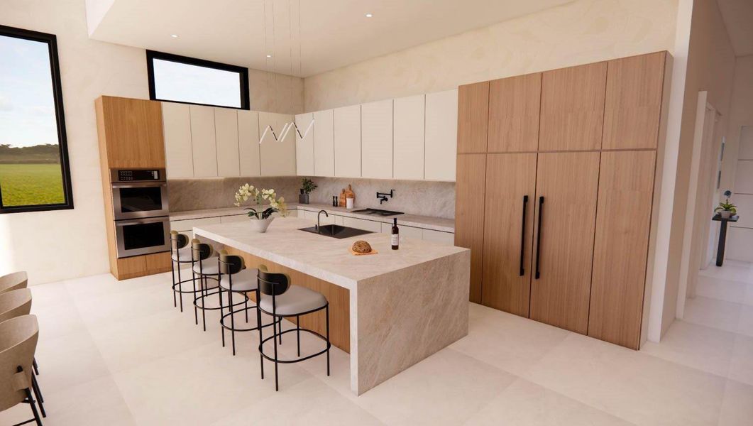 Furnished interior view inside a new home in , Dania Beach (Image 12).