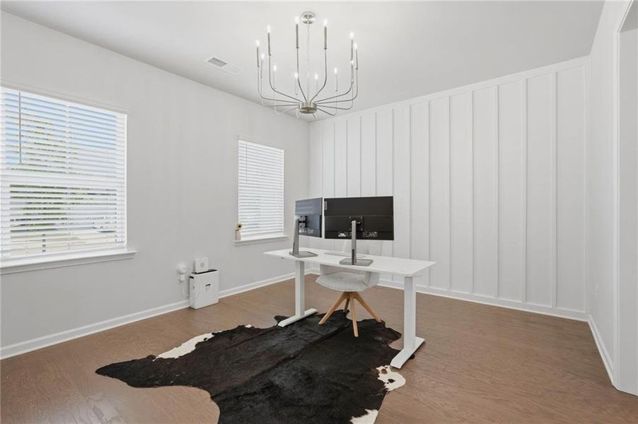 Furnished interior view inside a new home in Berkeley Mill, Cumming (Image 6).