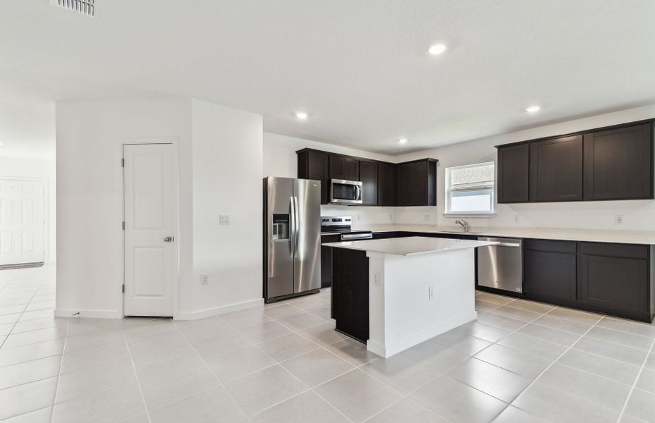 Designer Kitchen with Center Island