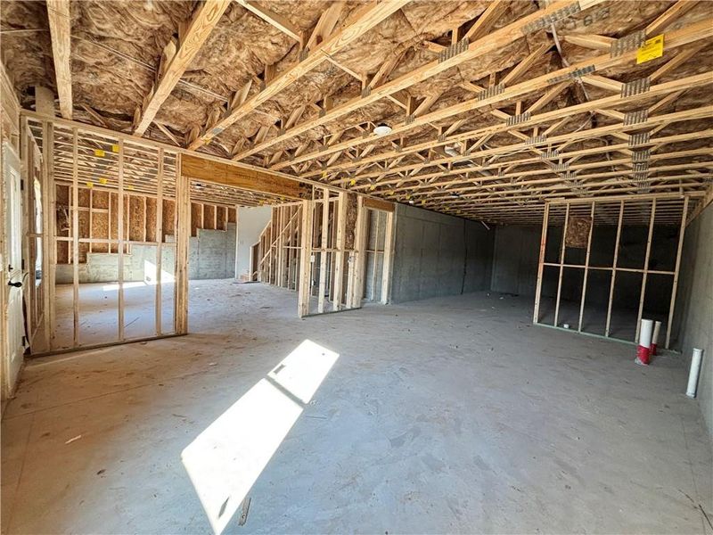 In-progress construction of a new home in Arbors at Richland Creek, Buford, GA (Image 38).