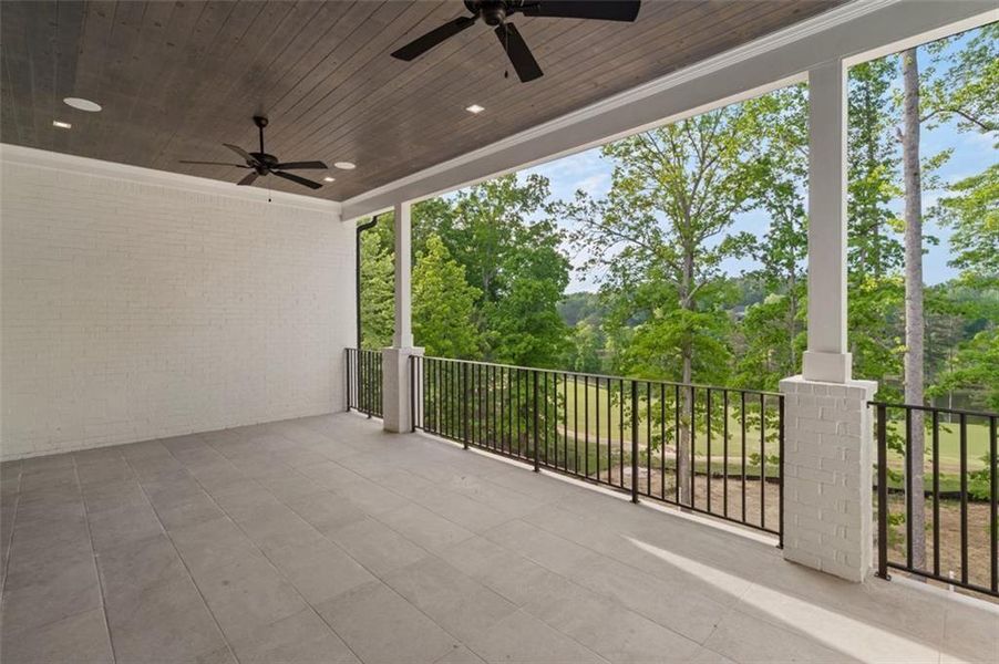 Exterior details and patio area of a home in , Alpharetta (Image 31).